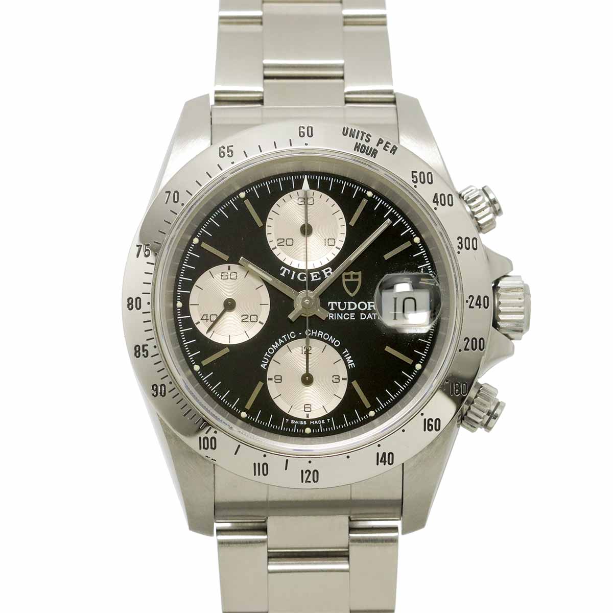 Chrono Time Prince Date 79280 Date Automatic Black Dial Mens