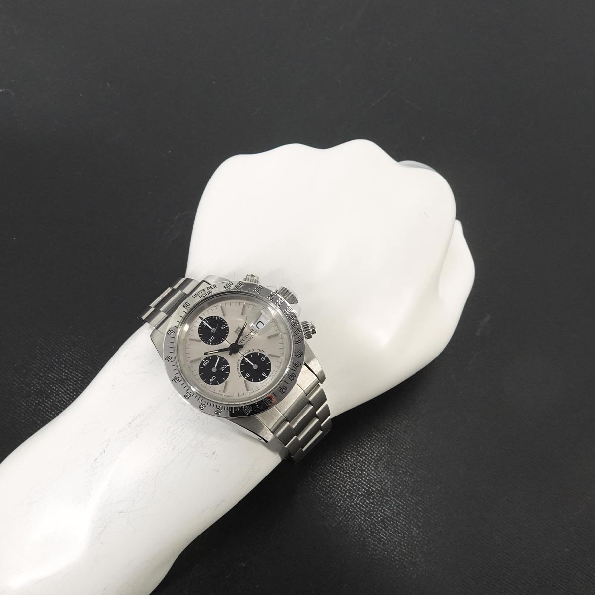 Oyster Date Chronotime 79180 Automatic Silver Dial Mens Watch
