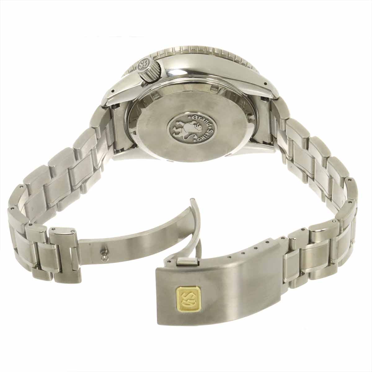 Spring drive SBGE215 Date GMT Black Dial Watch