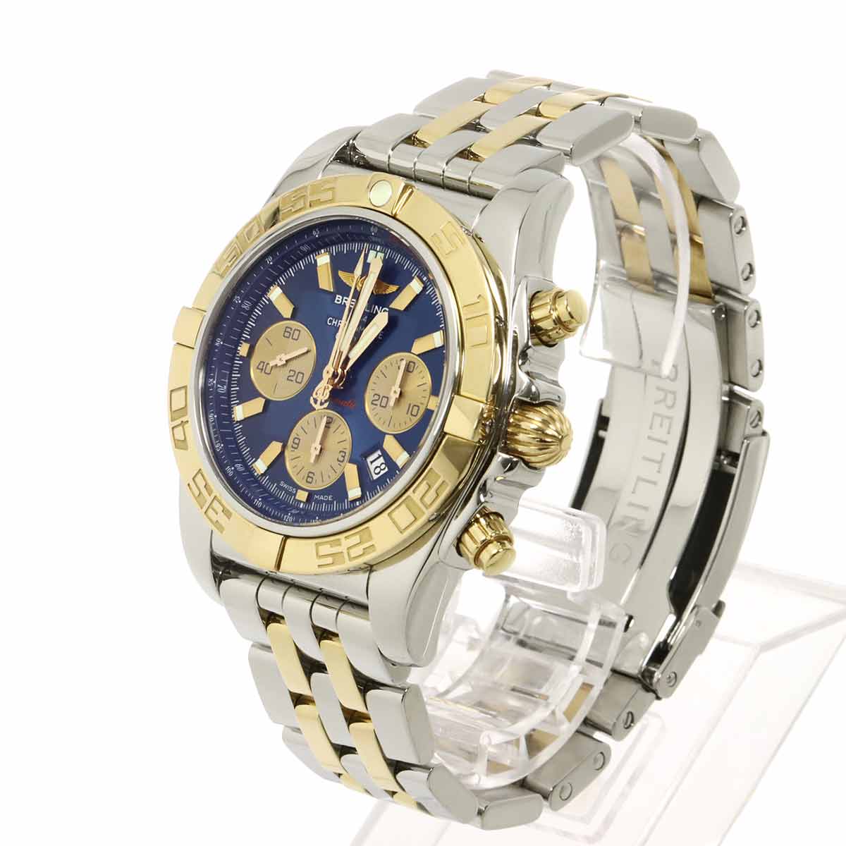 Chronomat 44 CB0110 Chronograph Automatic Blue Gold Dial