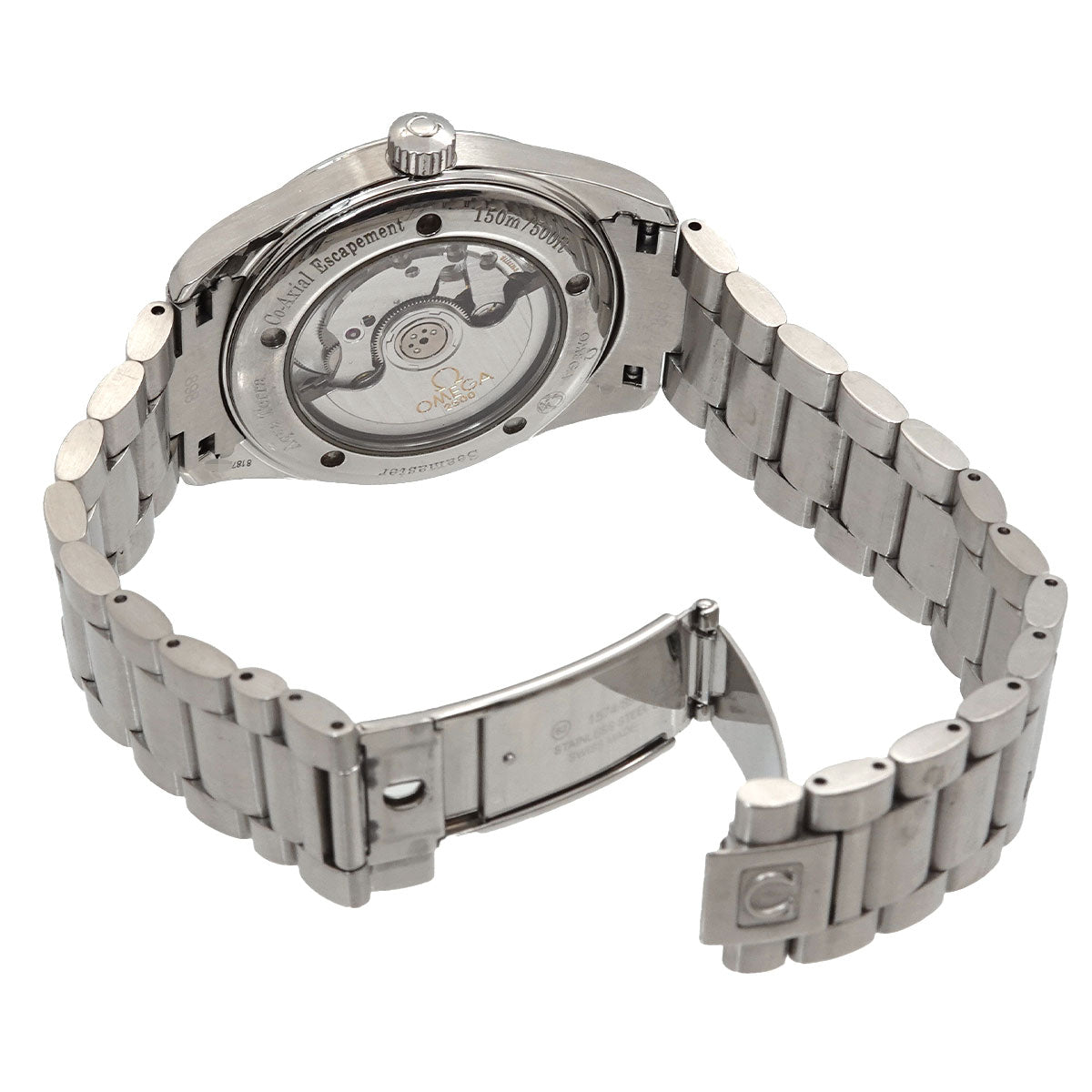 Seamaster Aqua Terra Co-axial 2503 80 Date Blue Dial Mens