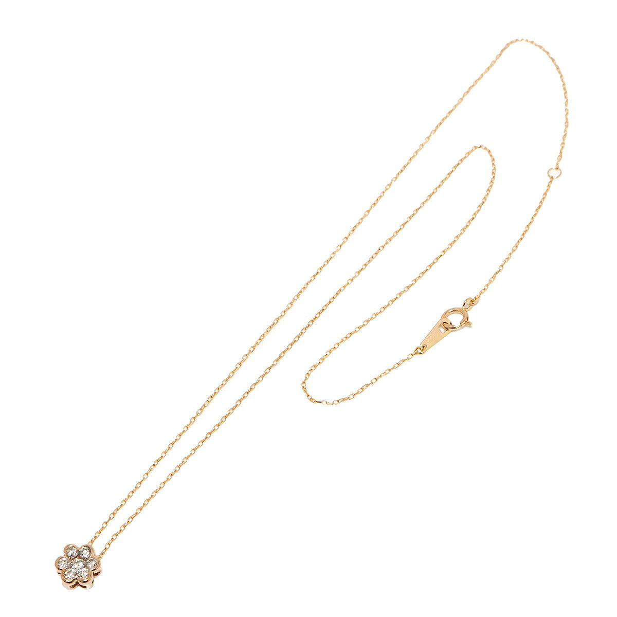 Diamond 0.30ct Necklace 18K Pink Gold 750