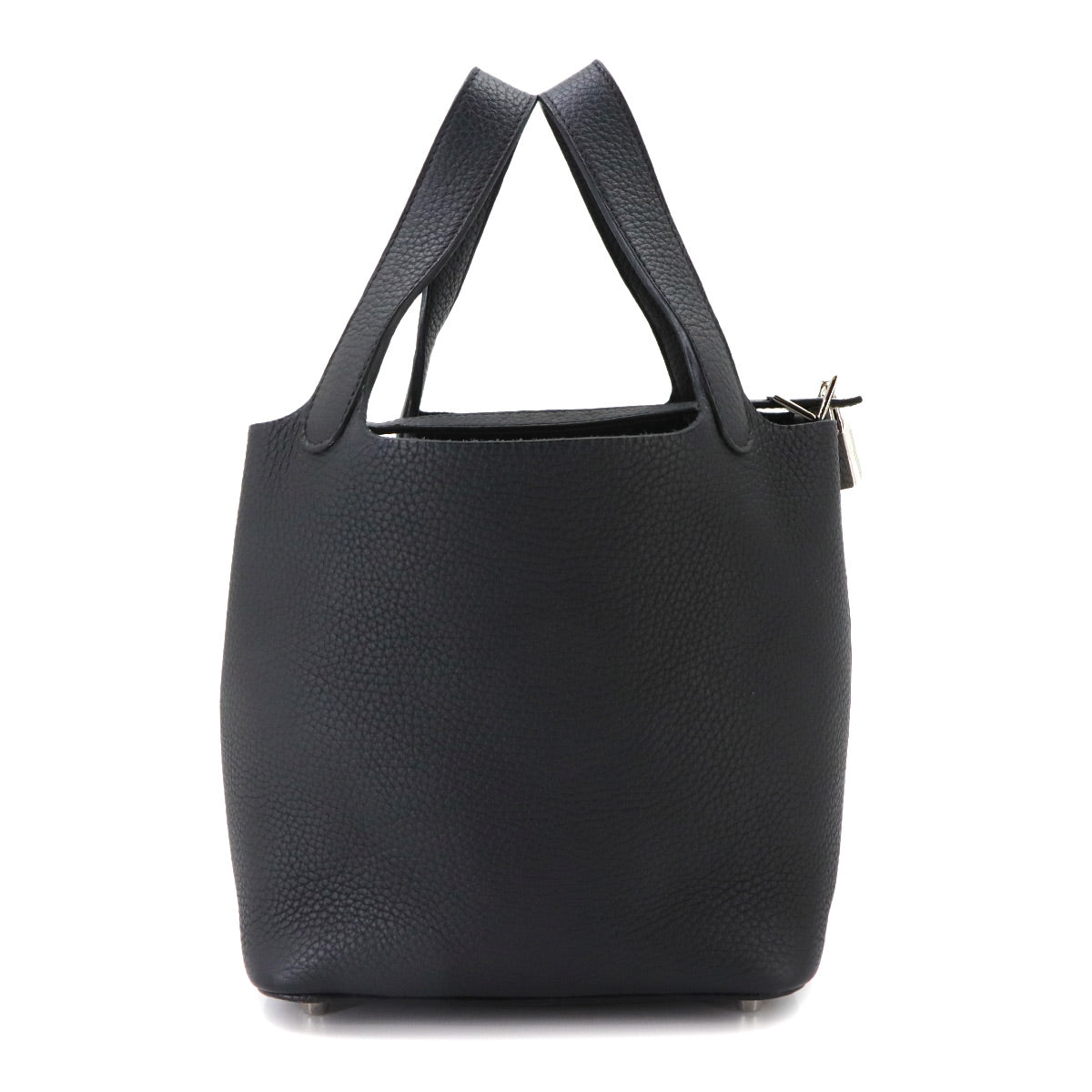 Picotin Lock PM Hand Bag Taurillon Clemence Black