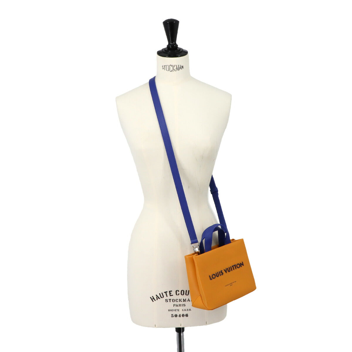 Nano Shopper Tote Shoulder Bag Leather Safran M2A430