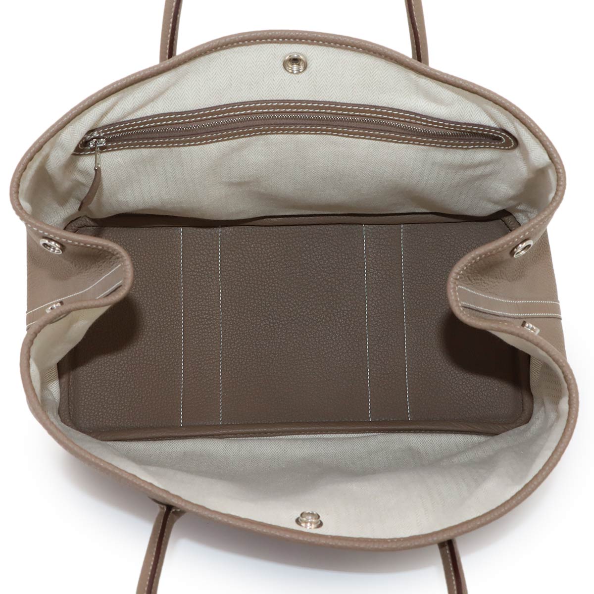 Garden Party PM Tote Bag Negonda Leather Etoupe Purse