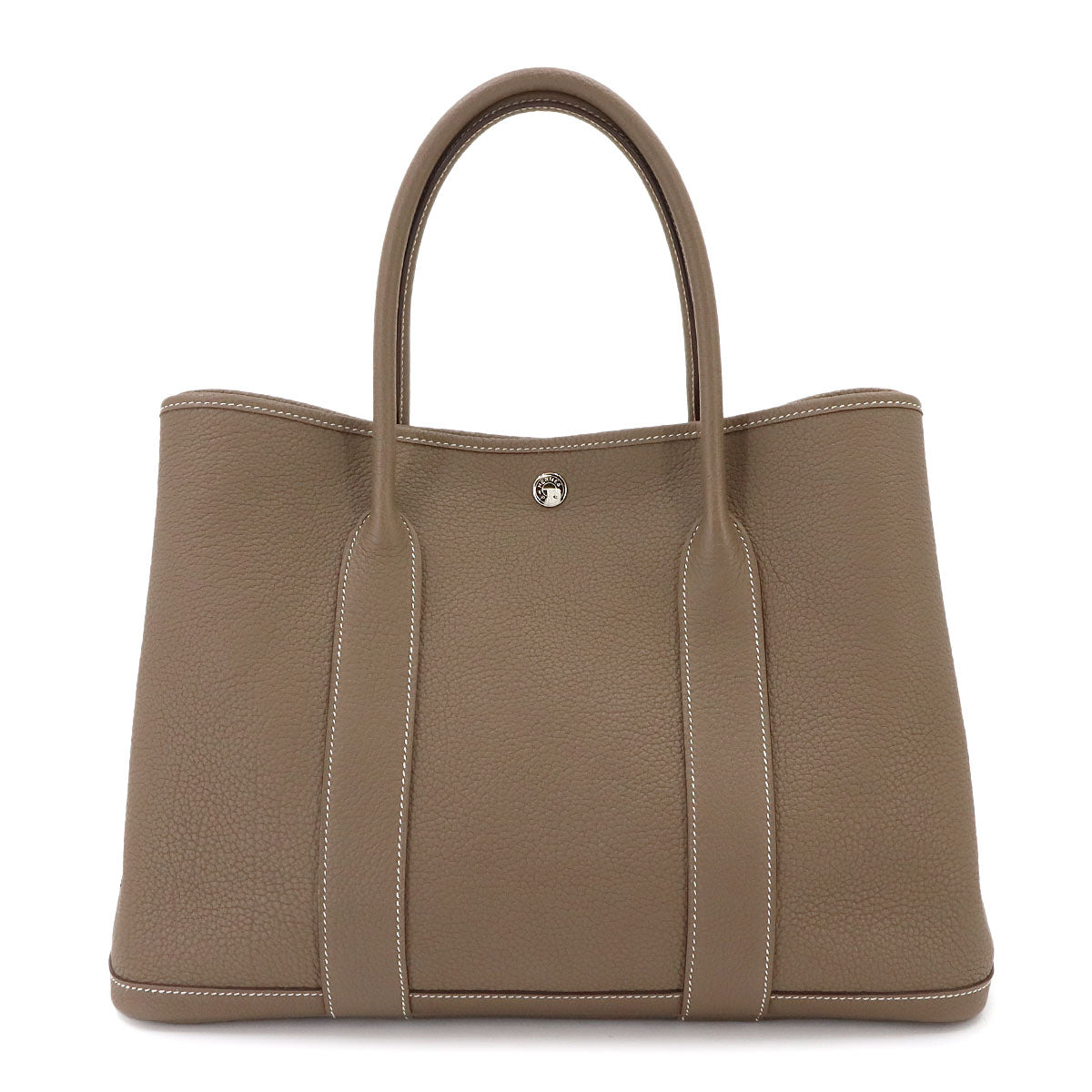 Garden Party PM Tote Bag Negonda Leather Etoupe Purse
