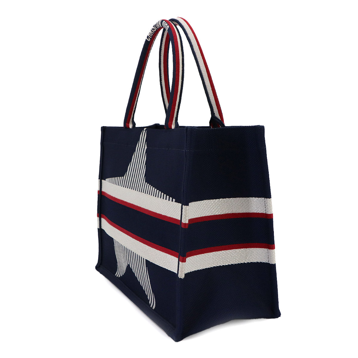 Alps Book Tote Medium Bag Canvas Navy Purse