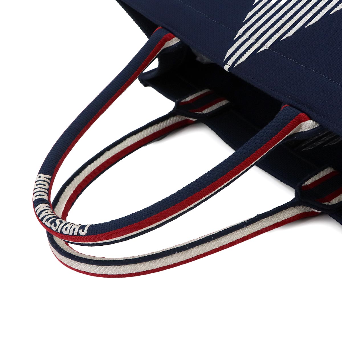 Alps Book Tote Medium Bag Canvas Navy Purse