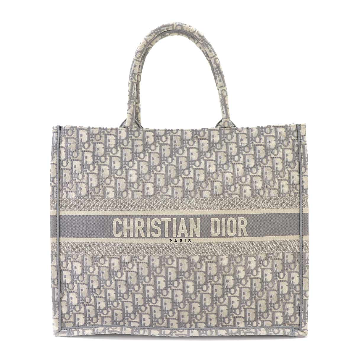 Book Tote Large Bag Oblique Canvas Gray M1286ZRIW