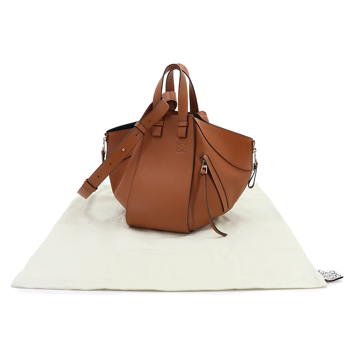 Hammock Small Hand Shoulder Bag Leather Brown Purse