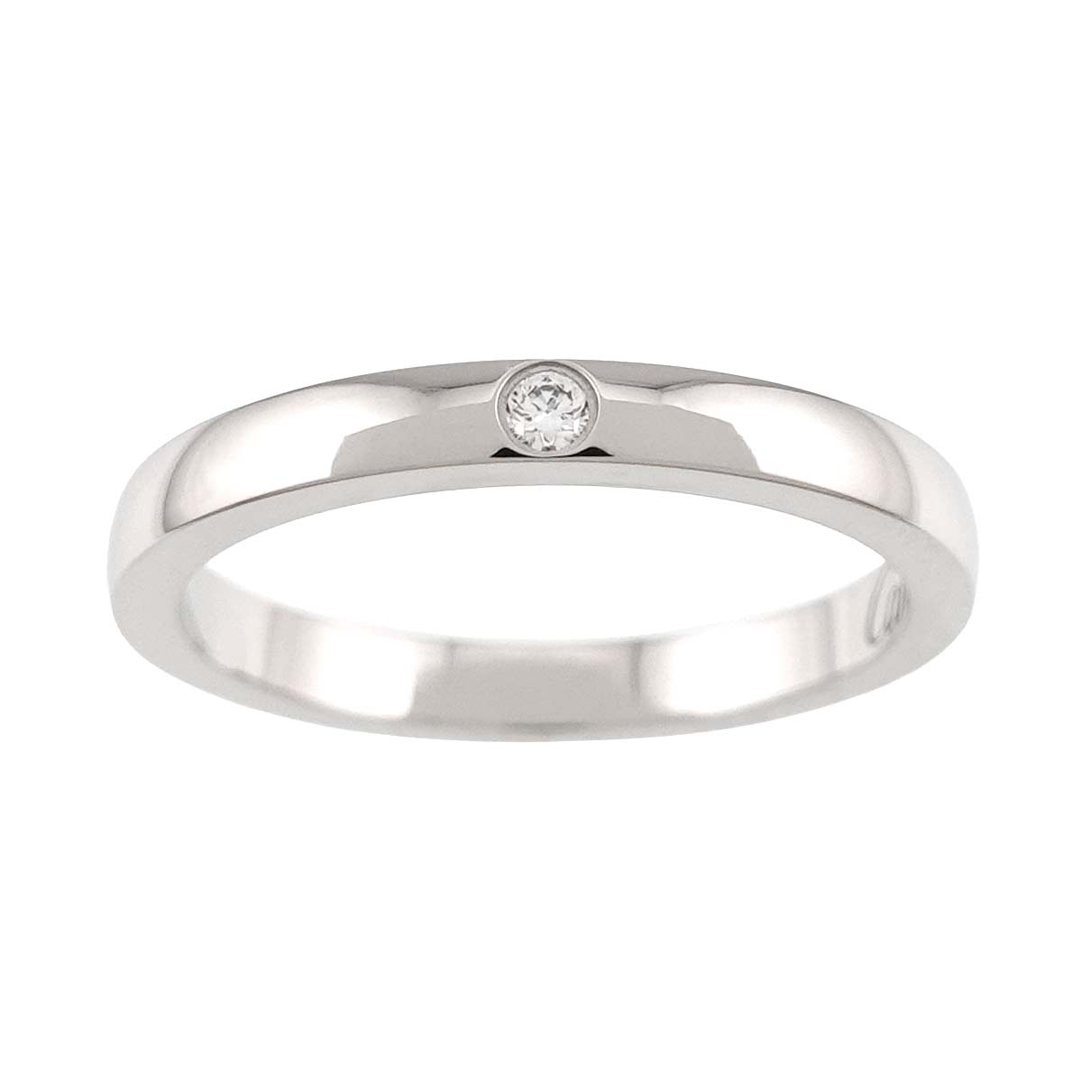 Ballerine Diamond 1P Ring Pt Platinum size47 4(US)