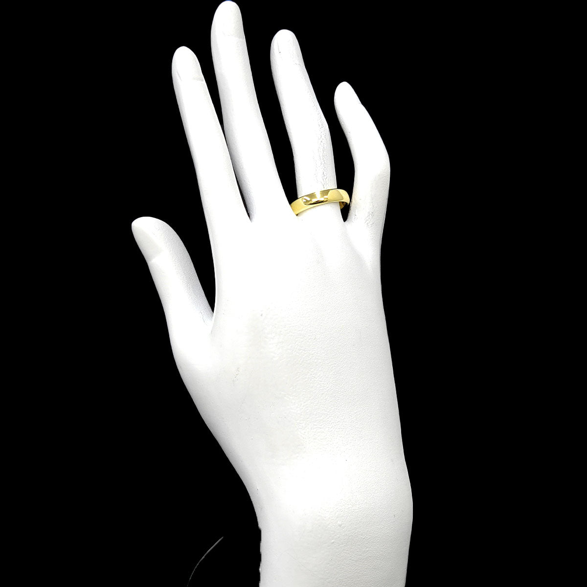 Forever Band Ring 18K Yellow Gold 750 Size 6.75(US)