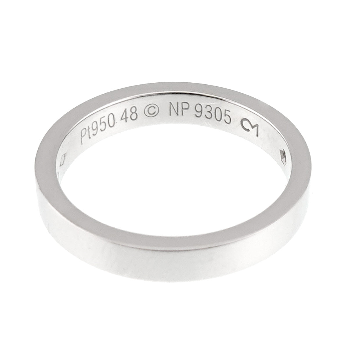 C de Ring Pt Platinum size48 4.75-5(US)