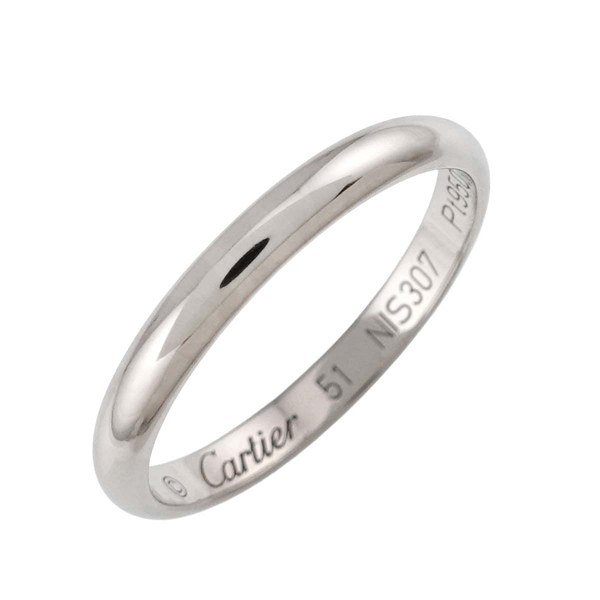 Classic Ring Platinum Size51 5.5-5.75(US)