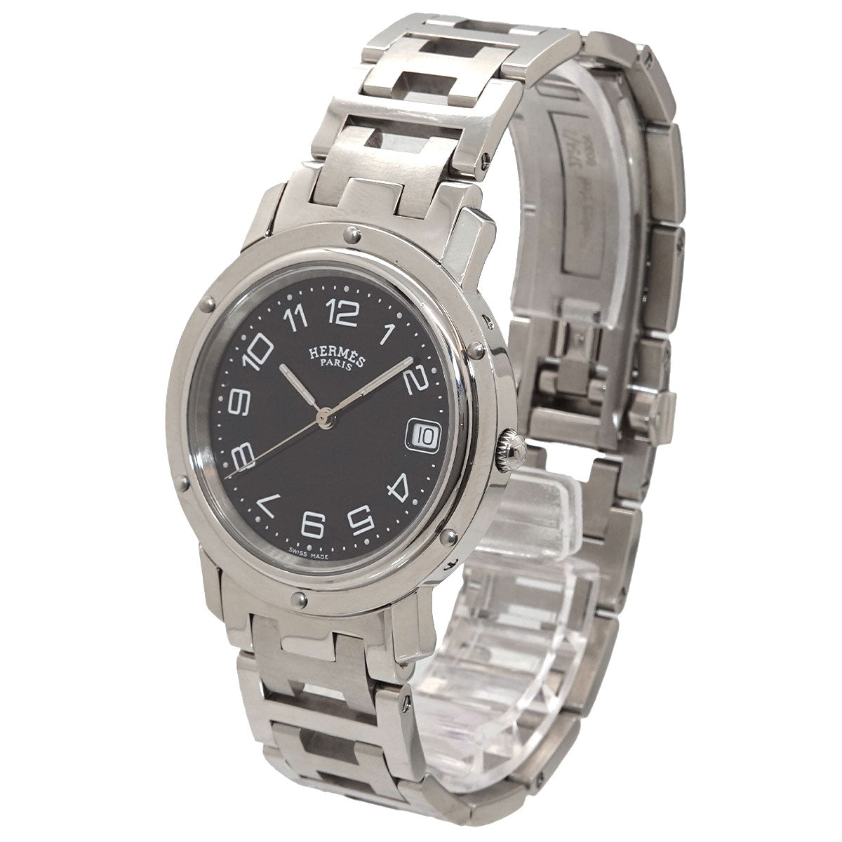 Clipper CL6 710 Quartz Black Dial Date Mens Watch