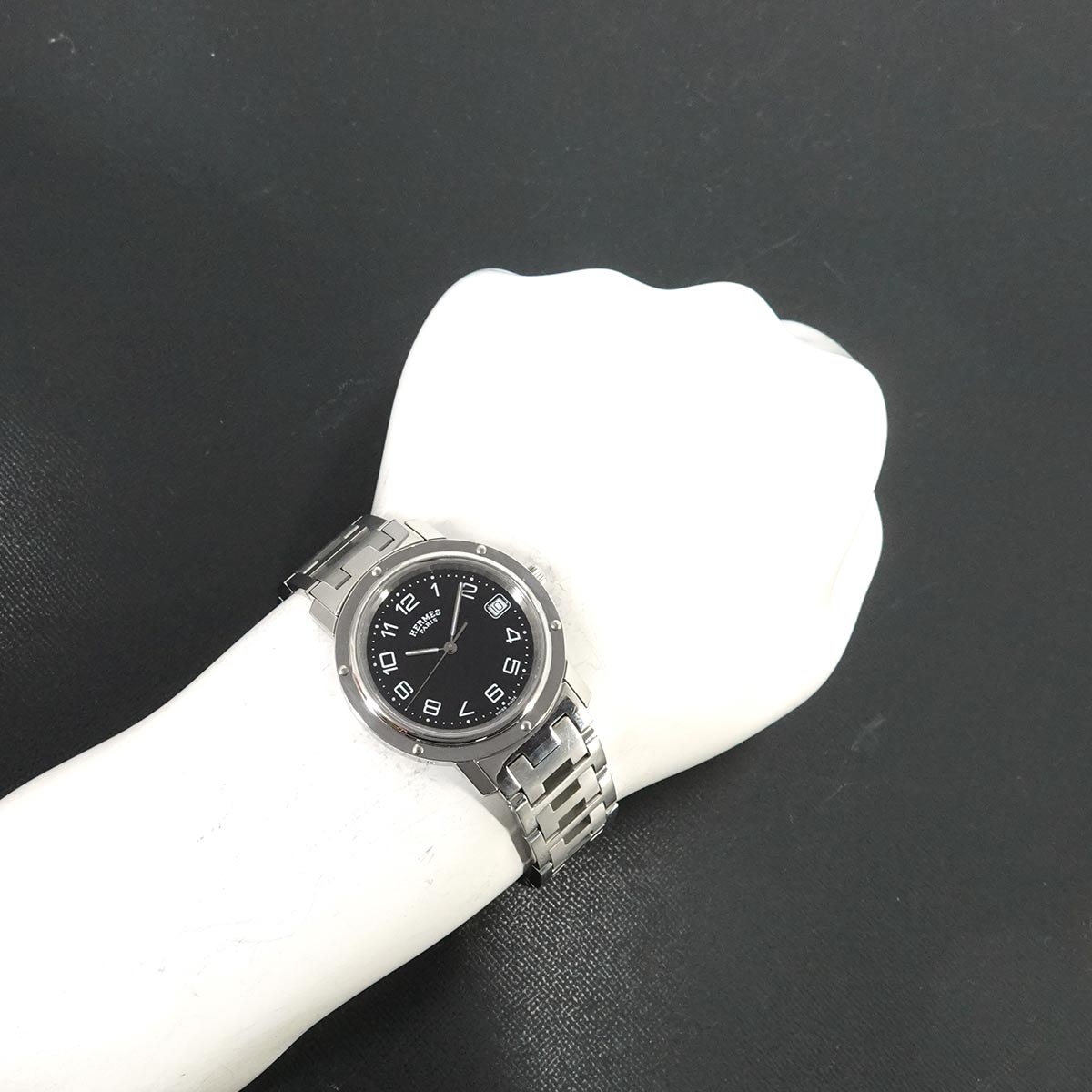 Clipper CL6 710 Quartz Black Dial Date Mens Watch