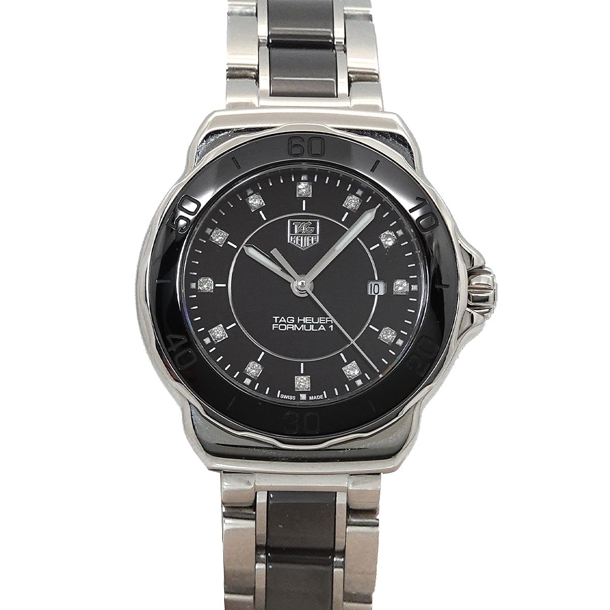 Formula 1 WAH1314 12P Diamonds Black Dial Ceramic