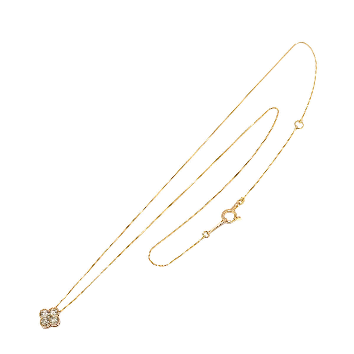 Diamond 0.30ct Necklace 18K Pink Gold 750