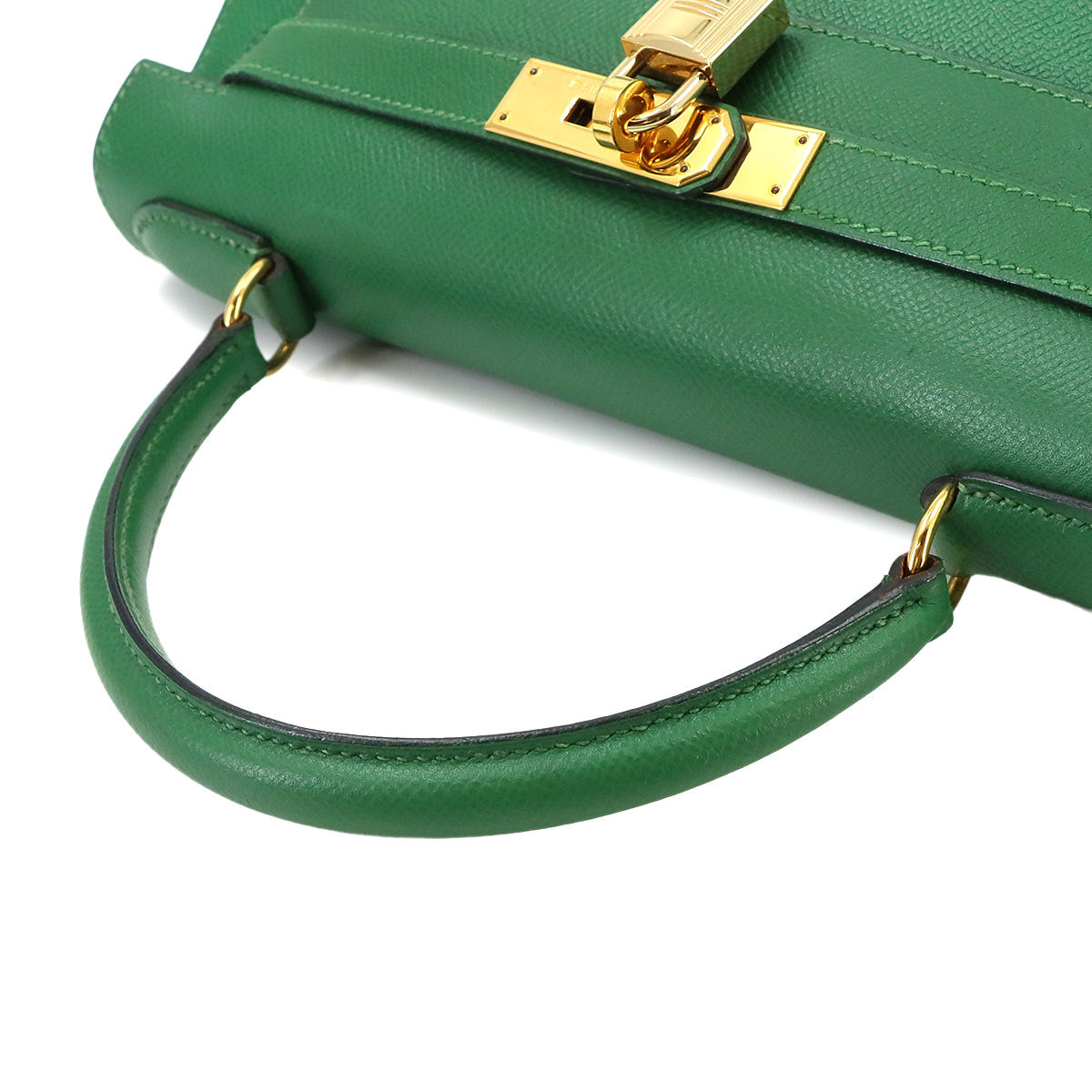 Kelly 28 Couchevel Epsom Vert Benghal Hand Shoulder Bag