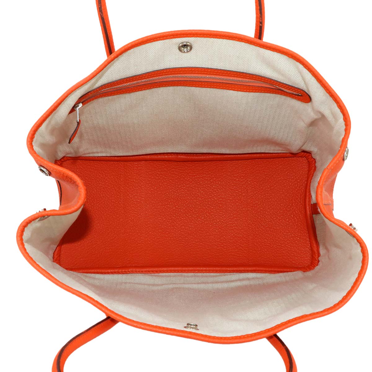 Garden Party PM Tote Bag Vache Country Feu Orange