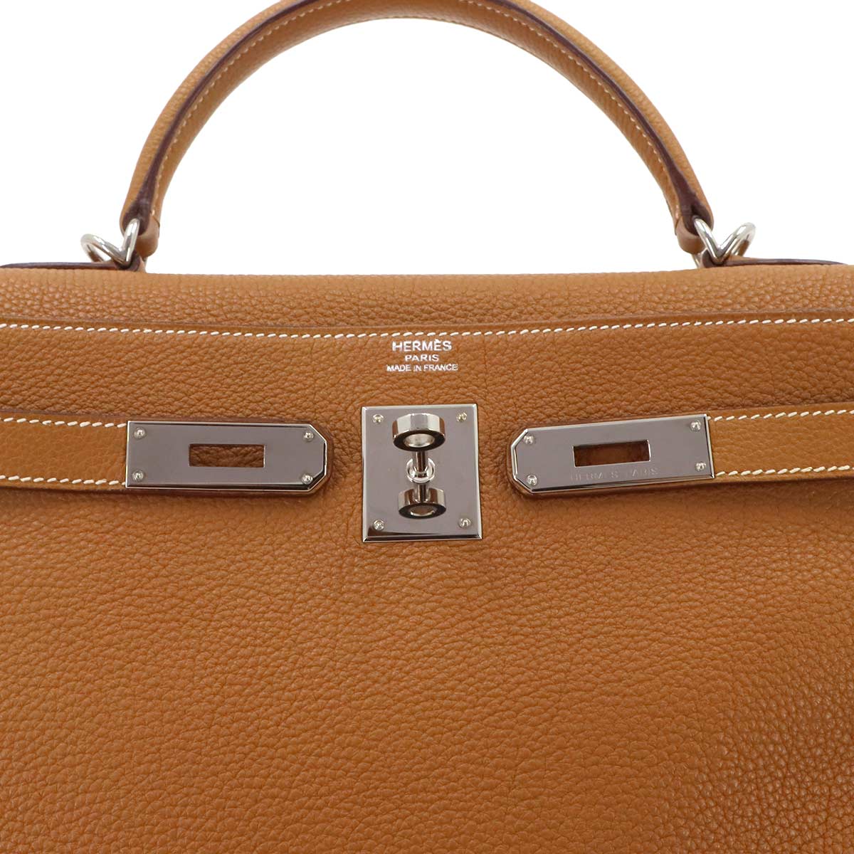 Kelly 32 2way Hand Shoulder Bag Togo Gold Purse