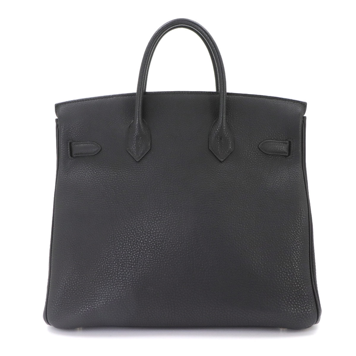 Haut a Courroies 32 Togo Black Hand Bag Purse