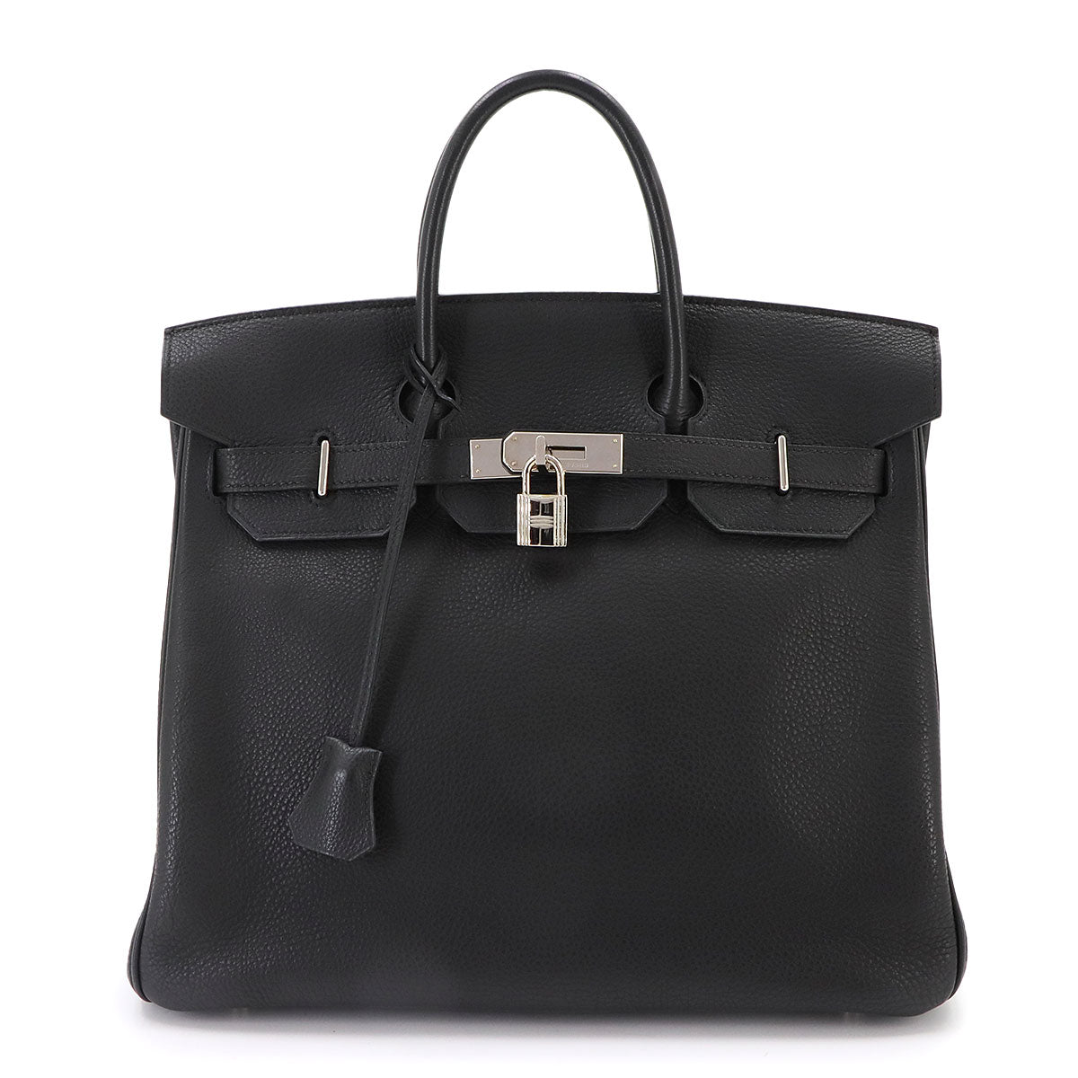 Haut a Courroies 32 Togo Black Hand Bag Purse