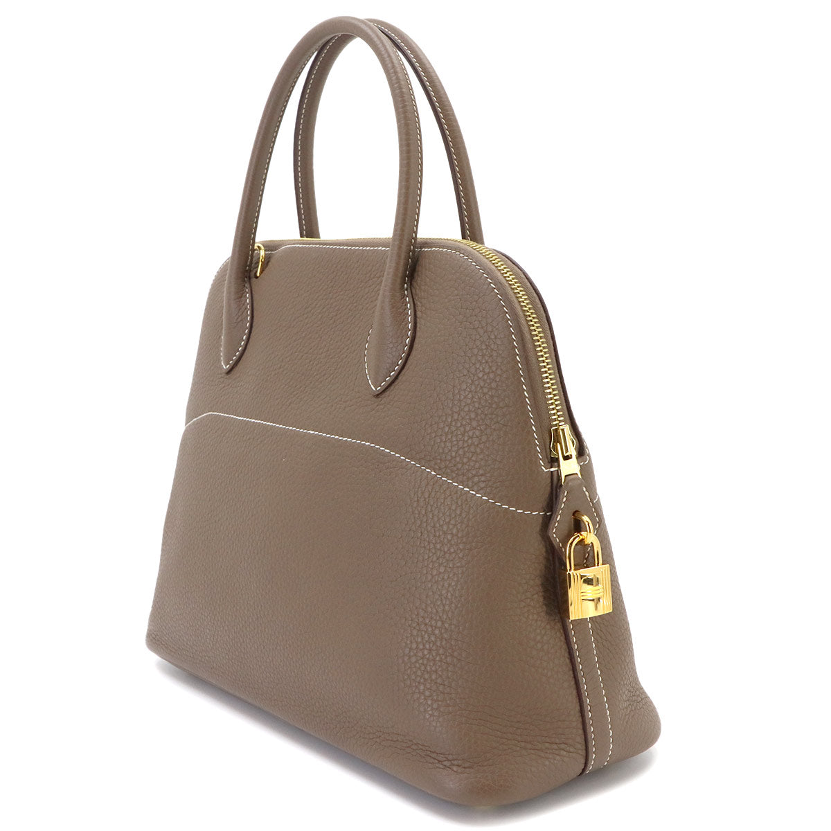 Bolide 31 Hand Shoulder Bag Taurillon Clemence Etoupe