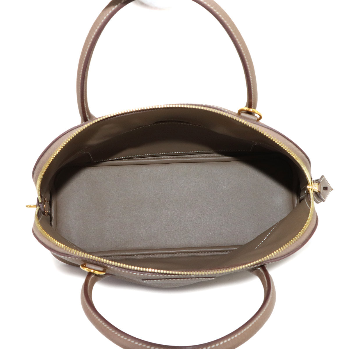 Bolide 31 Hand Shoulder Bag Taurillon Clemence Etoupe