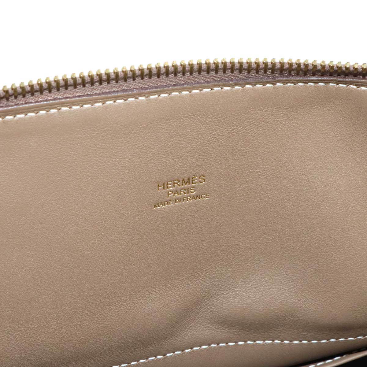 Bolide 31 Hand Shoulder Bag Taurillon Clemence Etoupe