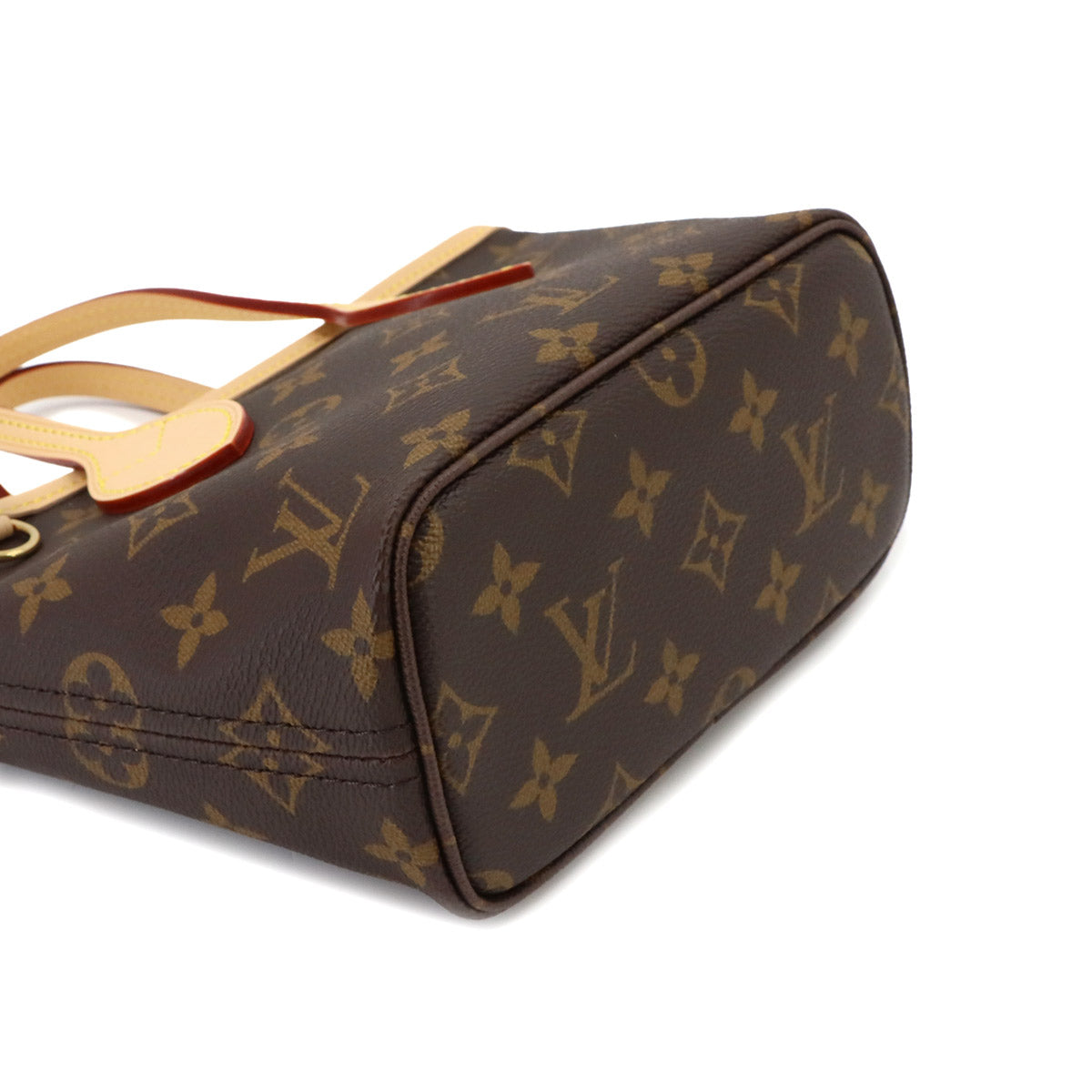 Monogram Neverfull BB Tote Shoulder Bag Brown M46705