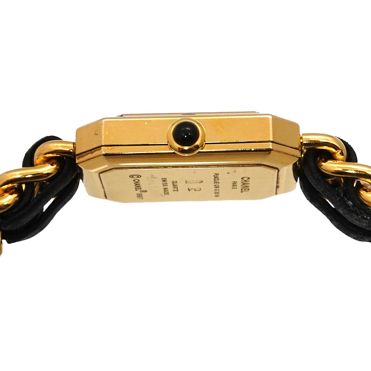 Premiere Size L H0001 Vintage Quartz Black Dial Ladies Watch