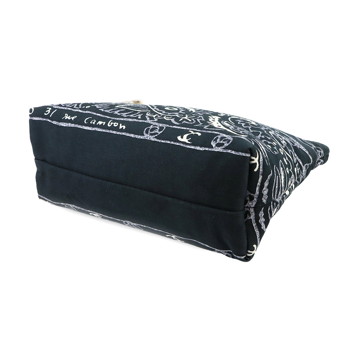 Coco Mark Pouch Canvas Black Purse