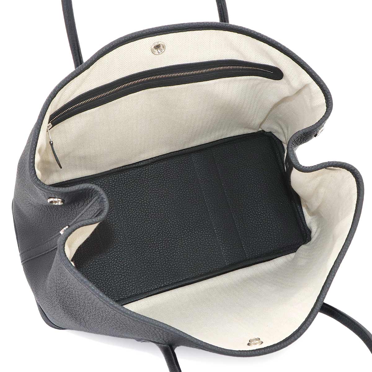 Garden Party PM Tote Bag Negonda Leather Black Purse