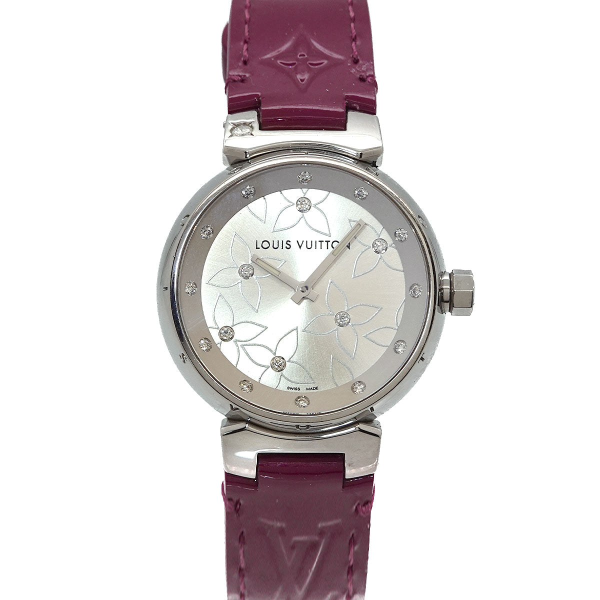 Tambour Q131F Diamond Silver Dial Quartz Ladies Watch