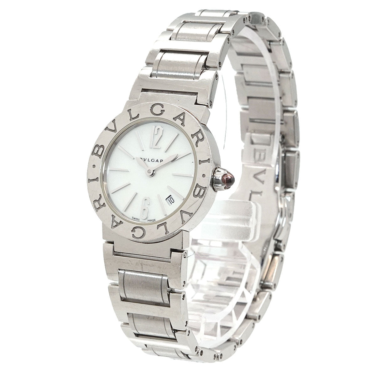 BVLGARIBVLGARI BBL26S Date Quartz Pink Dial Ladies Watch
