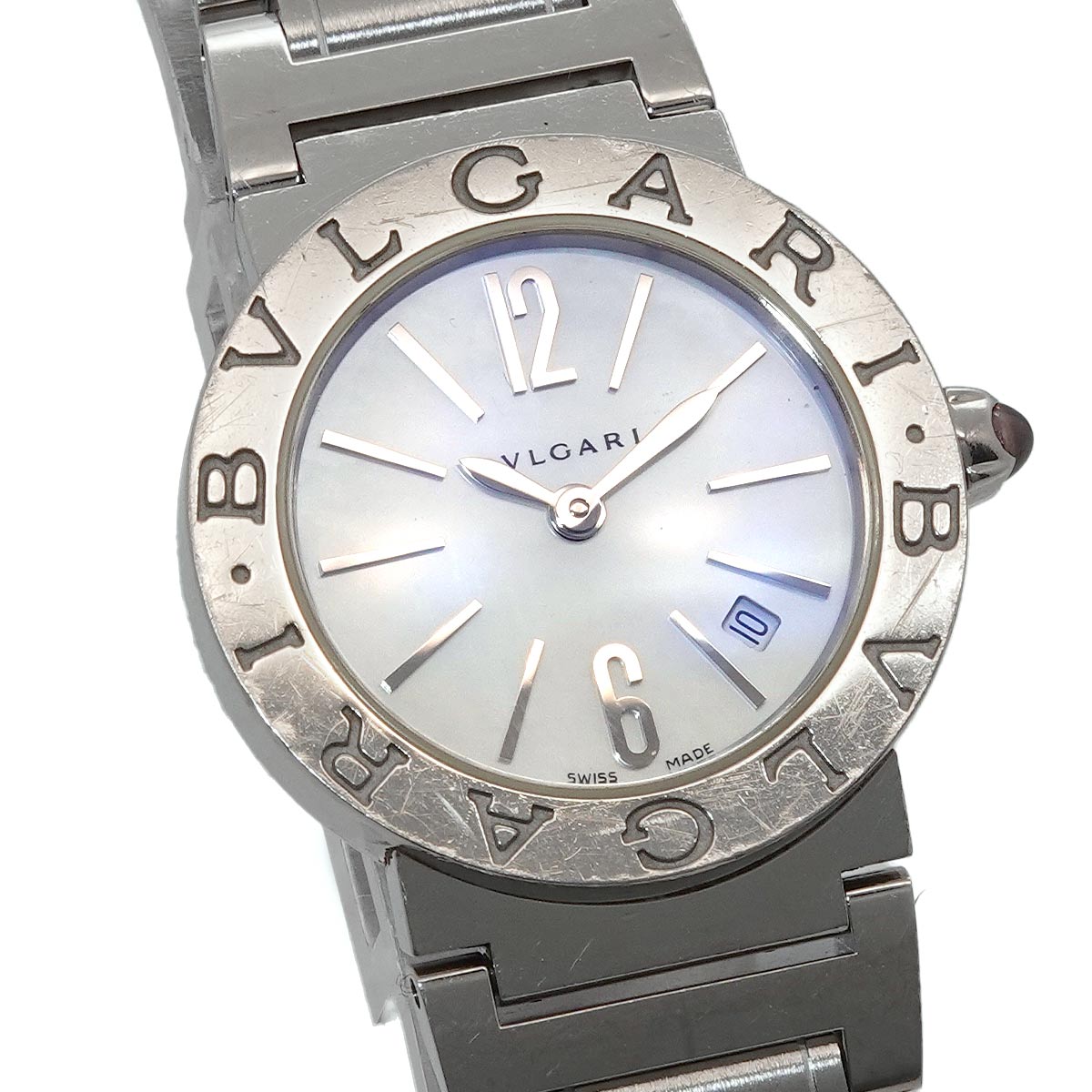 BVLGARIBVLGARI BBL26S Date Quartz Pink Dial Ladies Watch
