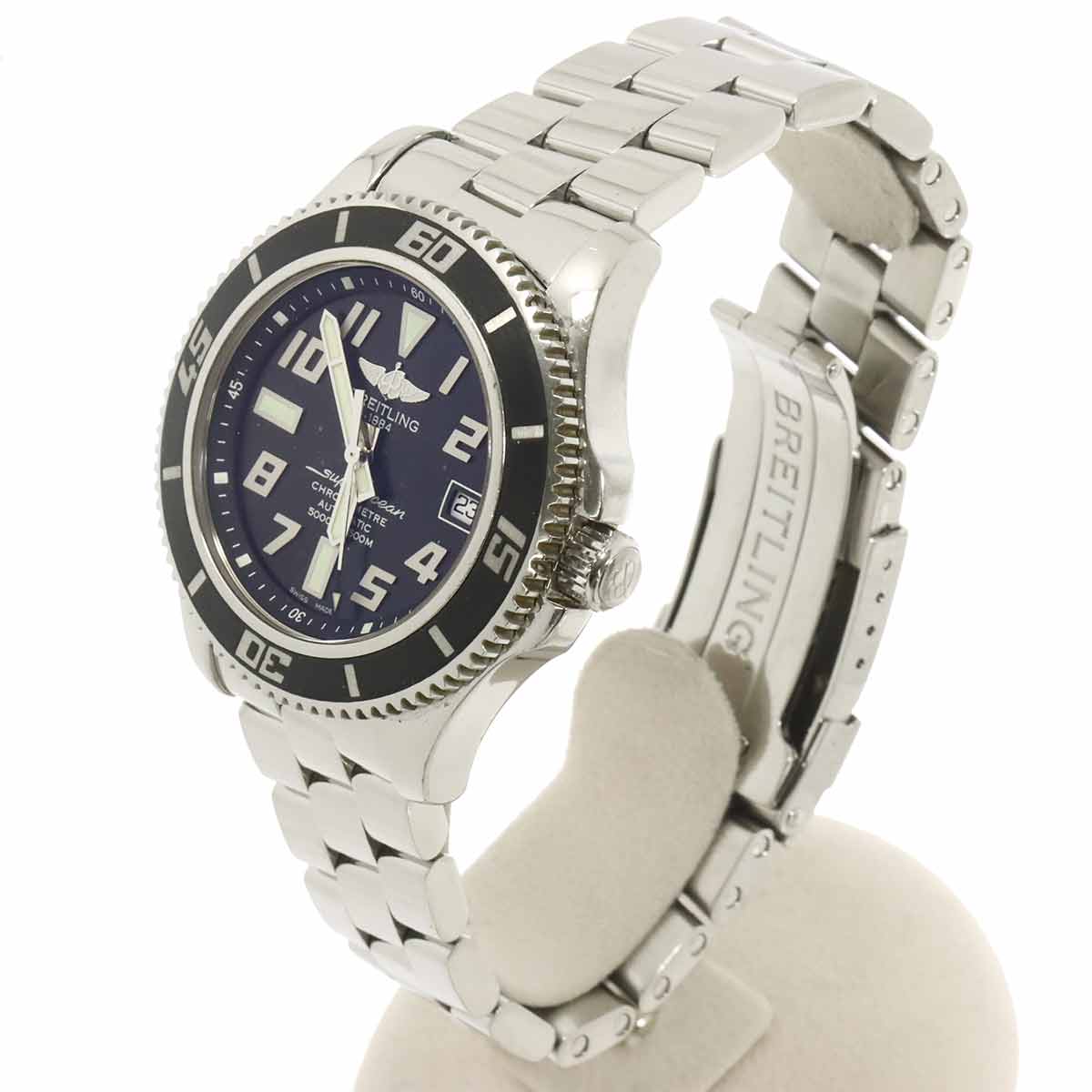 Super Ocean 42 A17364 Date Automatic Black Dial Mens Watch