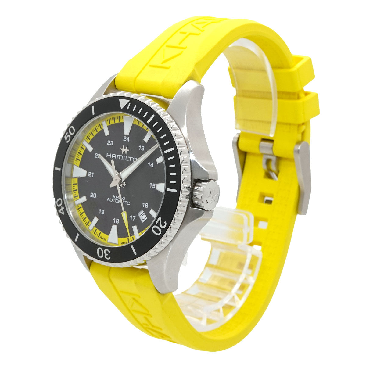 Khaki Navy H823950 Automatic Black Dial Mens Watch