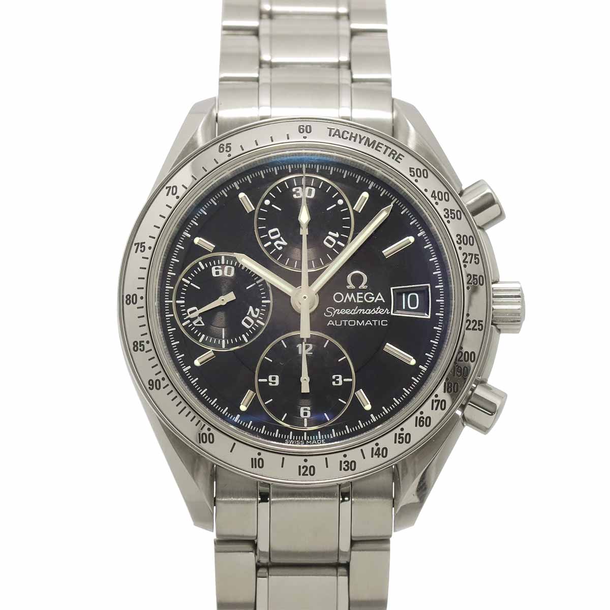 Speedmaster Date 3513 50 Chronograph Automatic Black Dial Mens
