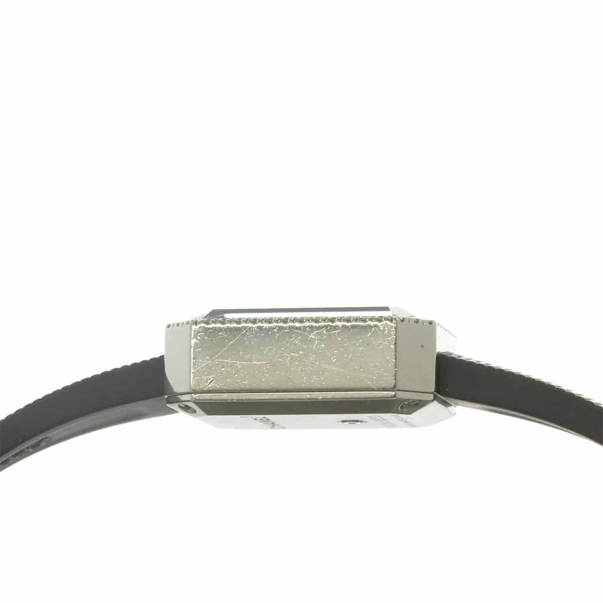 Premiere H2434 Bezel Diamond 4P Rubber Belt Black Dial Ladies