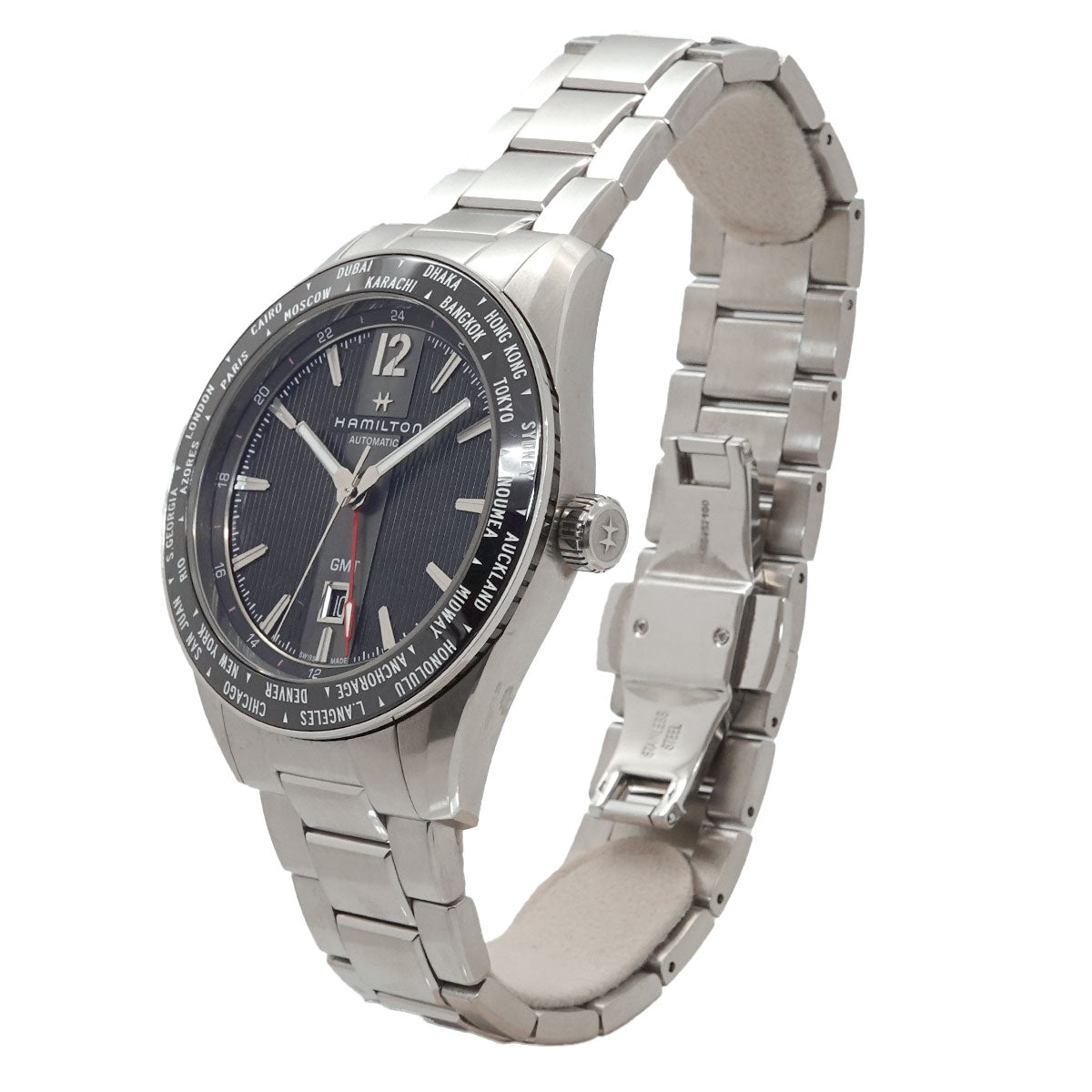 Broadway GMT H437250 Limited Date Automatic Black Dial Mens