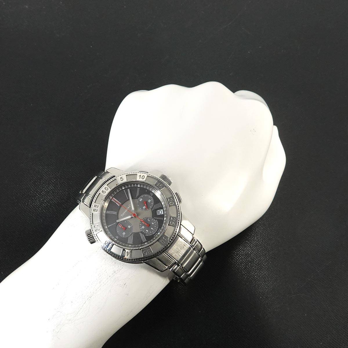 Mark T-57 Date Quartz Gray Dial Mens watch