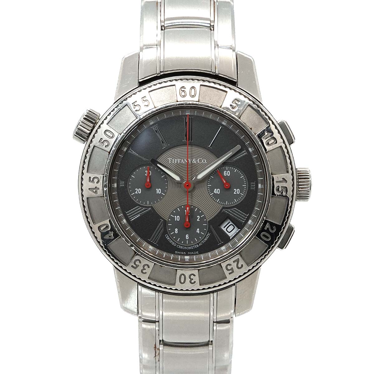 Mark T-57 Date Quartz Gray Dial Mens watch