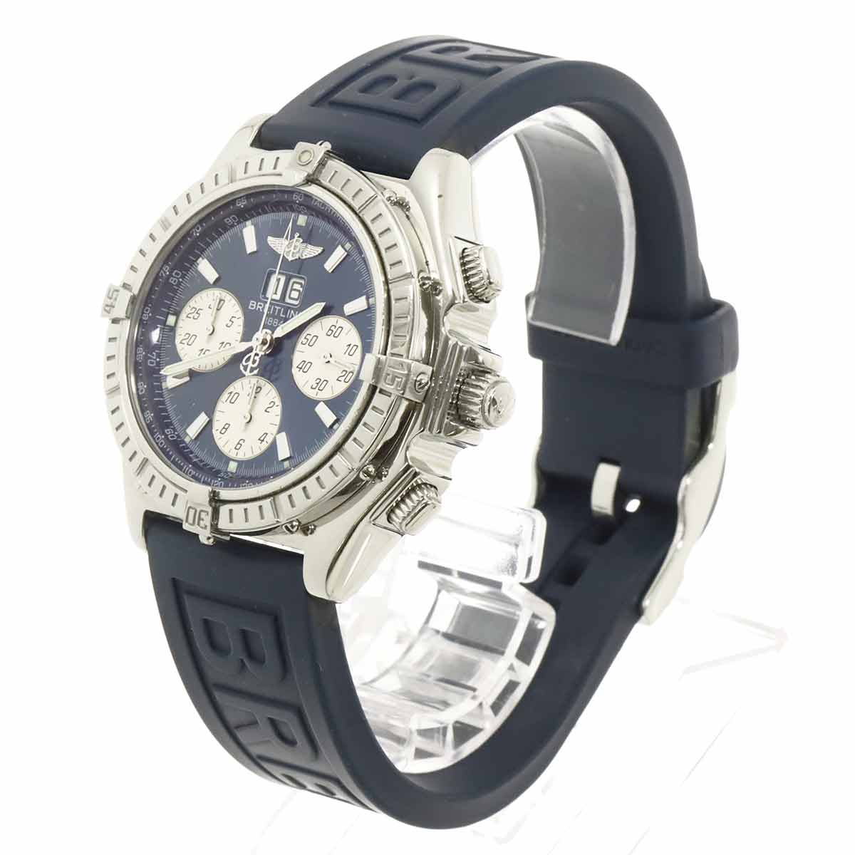 Crosswind Big Date A44355 Chronograph Navy Dial Mens