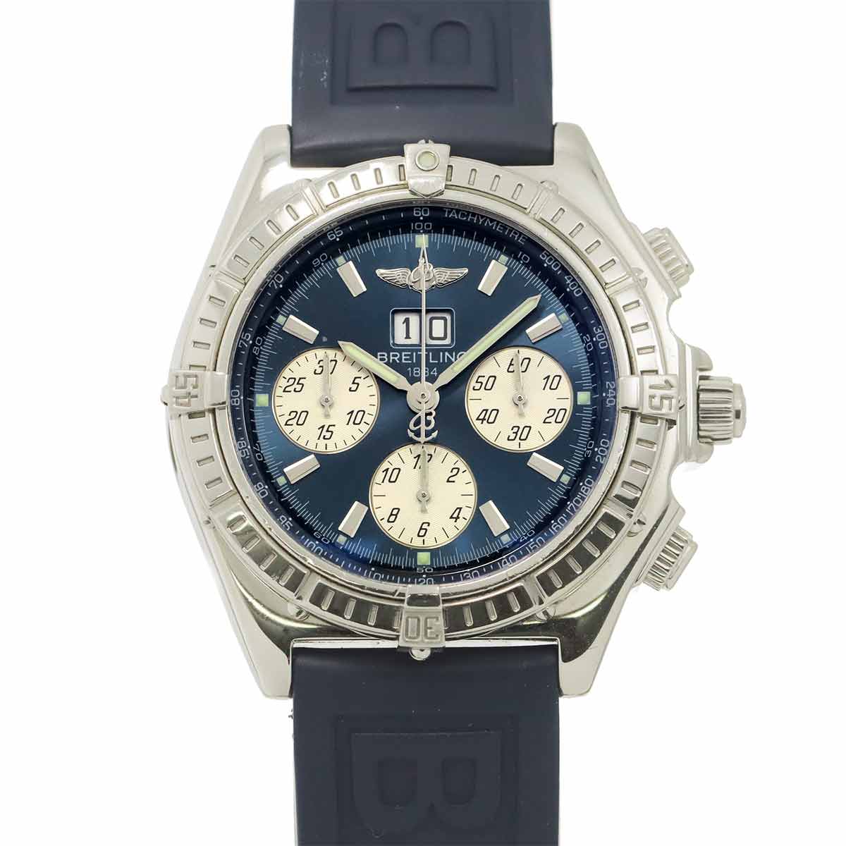 Crosswind Big Date A44355 Chronograph Navy Dial Mens
