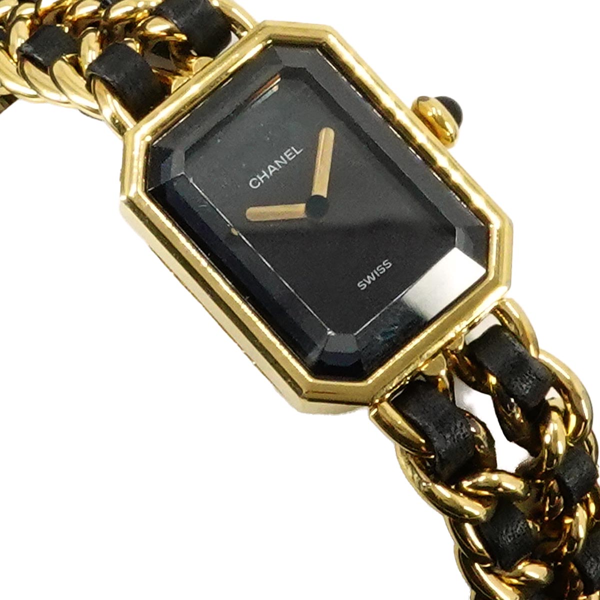 Premiere Size S H0001 Vintage Quartz Black Dial Ladies Watch