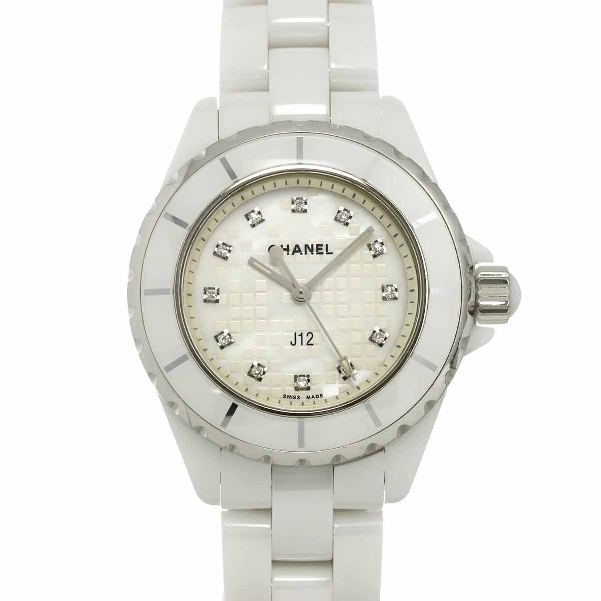J12 33mm Ginza Limited 12P Diamond White Shell Dial H2511