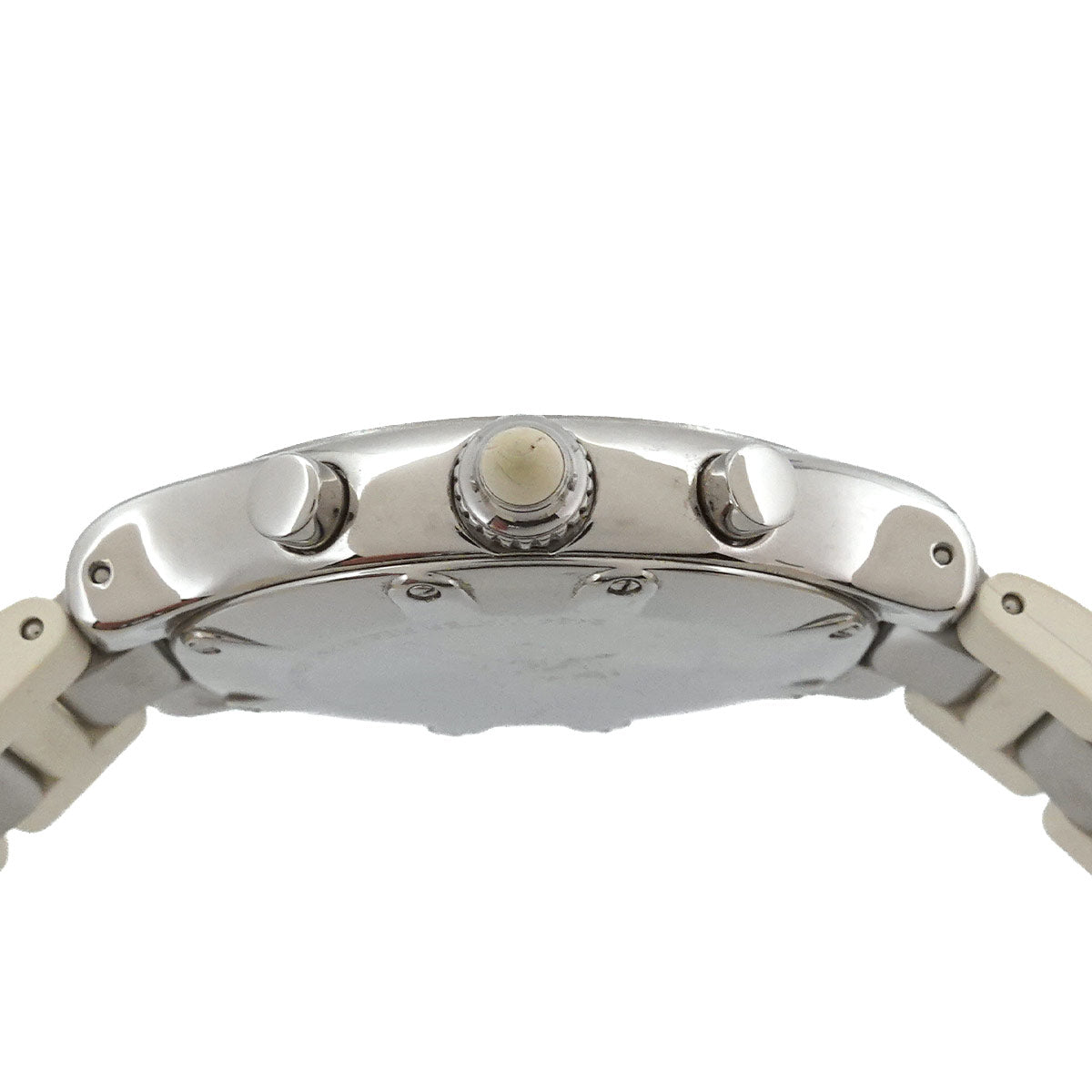 Must 21 Chronoscaph W10184U2 Date Quartz White Dial Mens