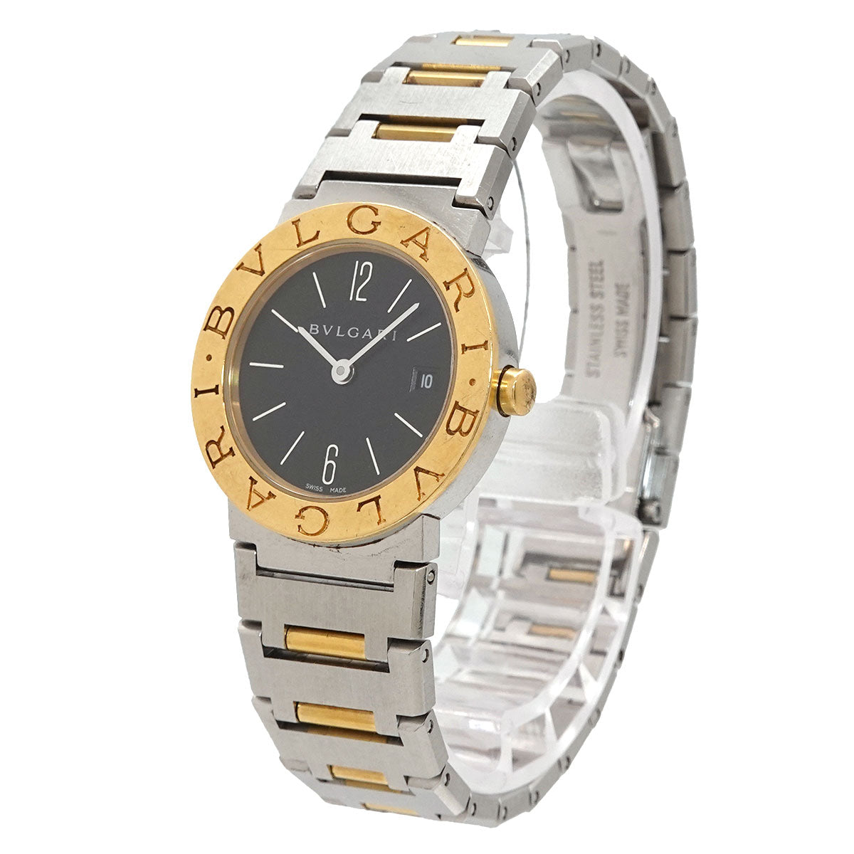 BVLGARIBVLGARI BB26SG Two Tones 750 YG Silver Dial Ladies
